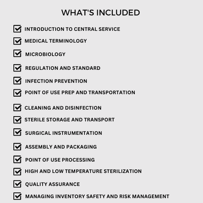 CRCST Full Review Exam Study Guide