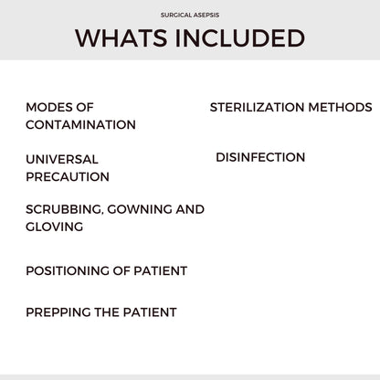Surgical Asepsis